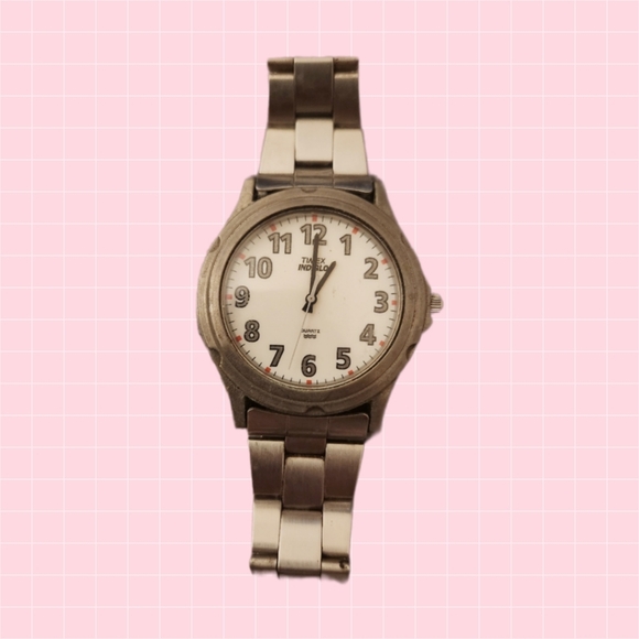 Timex Other - Timex  Indiglo Silver Stainless Steel Watch